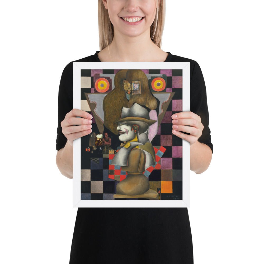 Checkmate by Richard Lindner , Framed poster