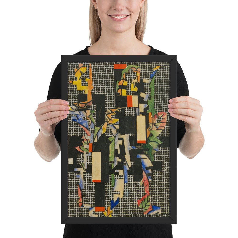Collage II by Hannah Höch, Framed poster