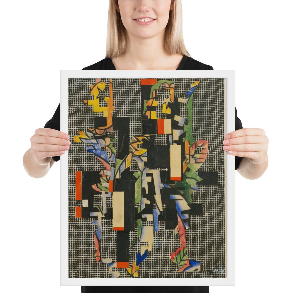 Collage II by Hannah Höch, Framed poster