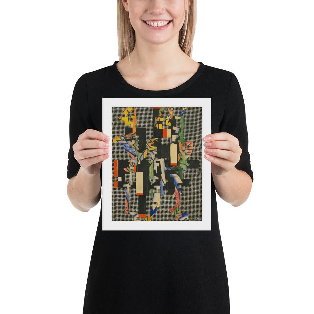 Collage II by Hannah Höch, Framed poster