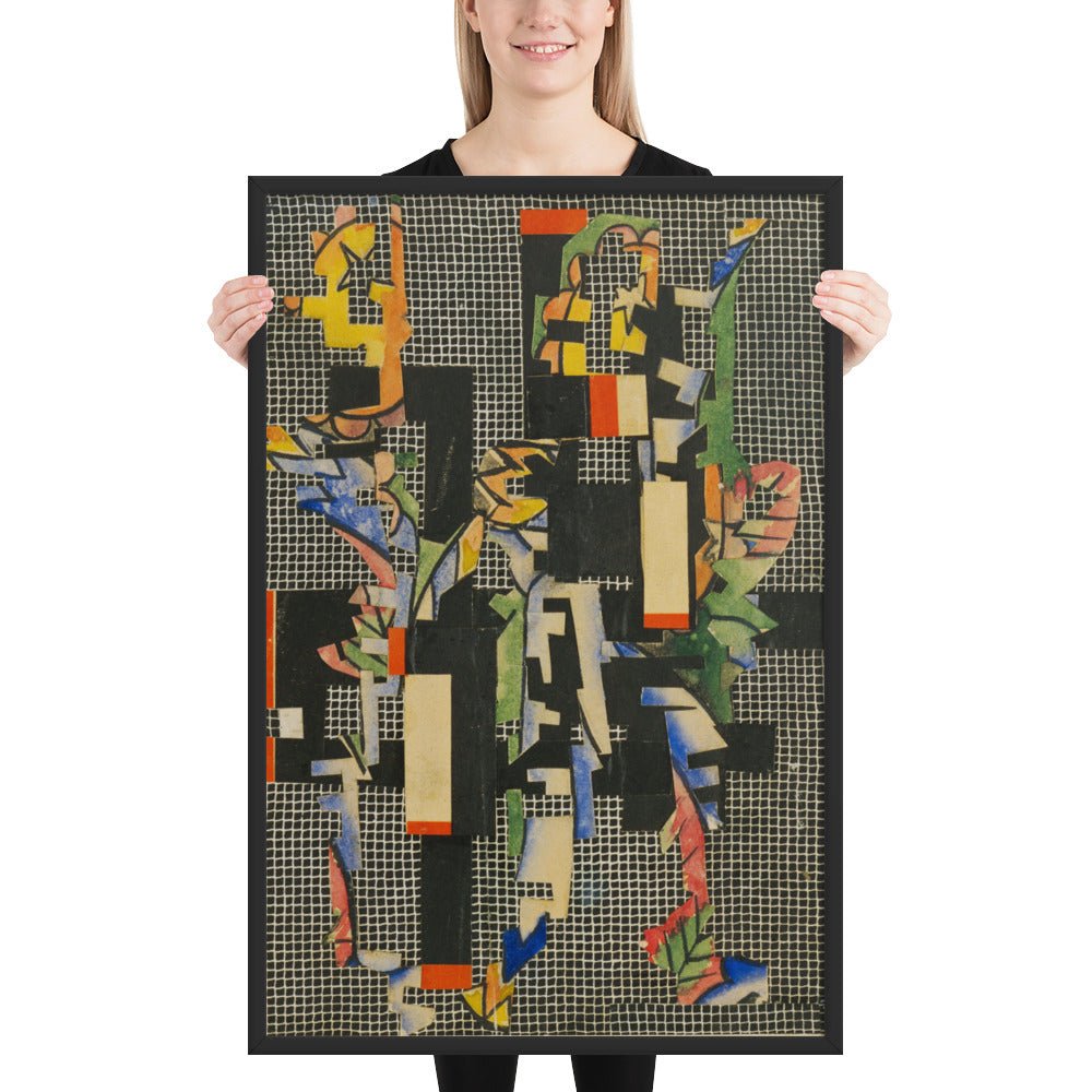 Collage II by Hannah Höch, Framed poster