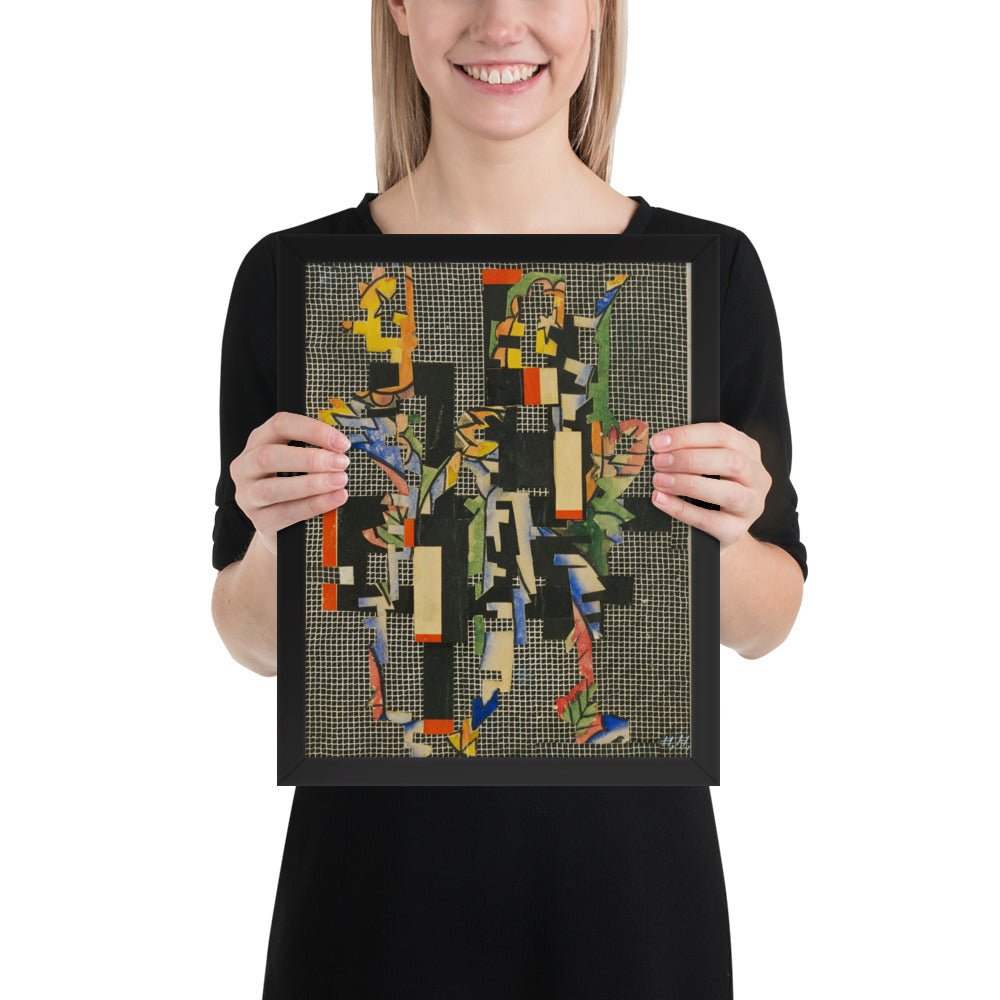 Collage II by Hannah Höch, Framed poster