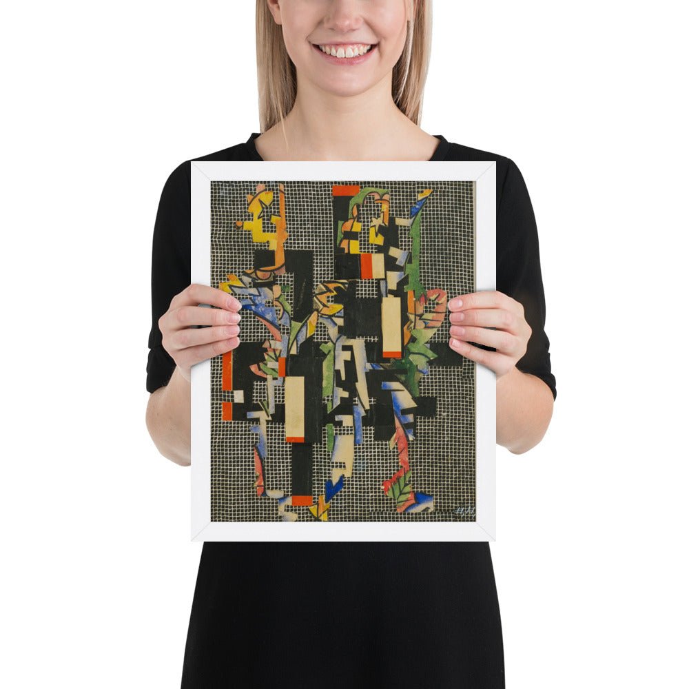 Collage II by Hannah Höch, Framed poster
