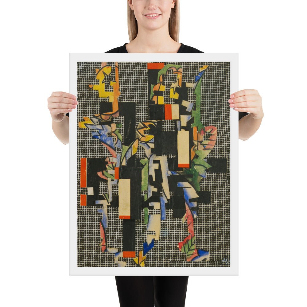Collage II by Hannah Höch, Framed poster