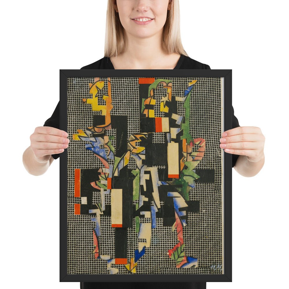 Collage II by Hannah Höch, Framed poster