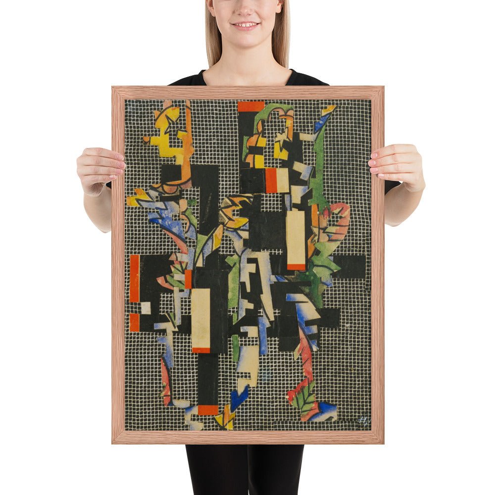 Collage II by Hannah Höch, Framed poster