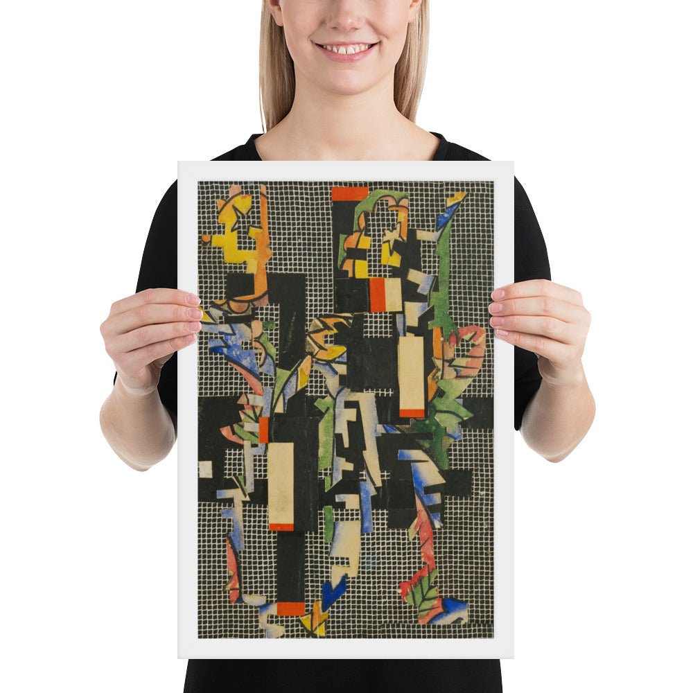 Collage II by Hannah Höch, Framed poster