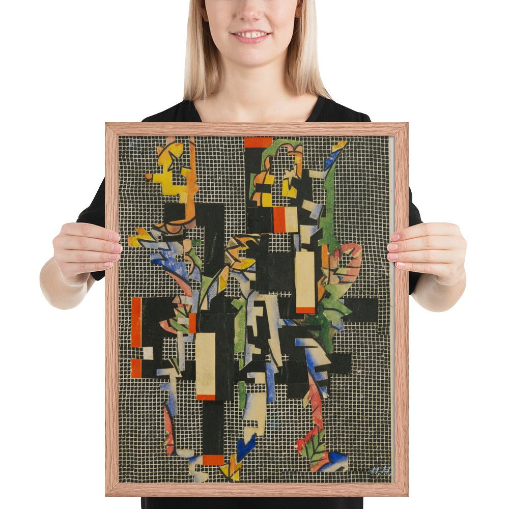 Collage II by Hannah Höch, Framed poster