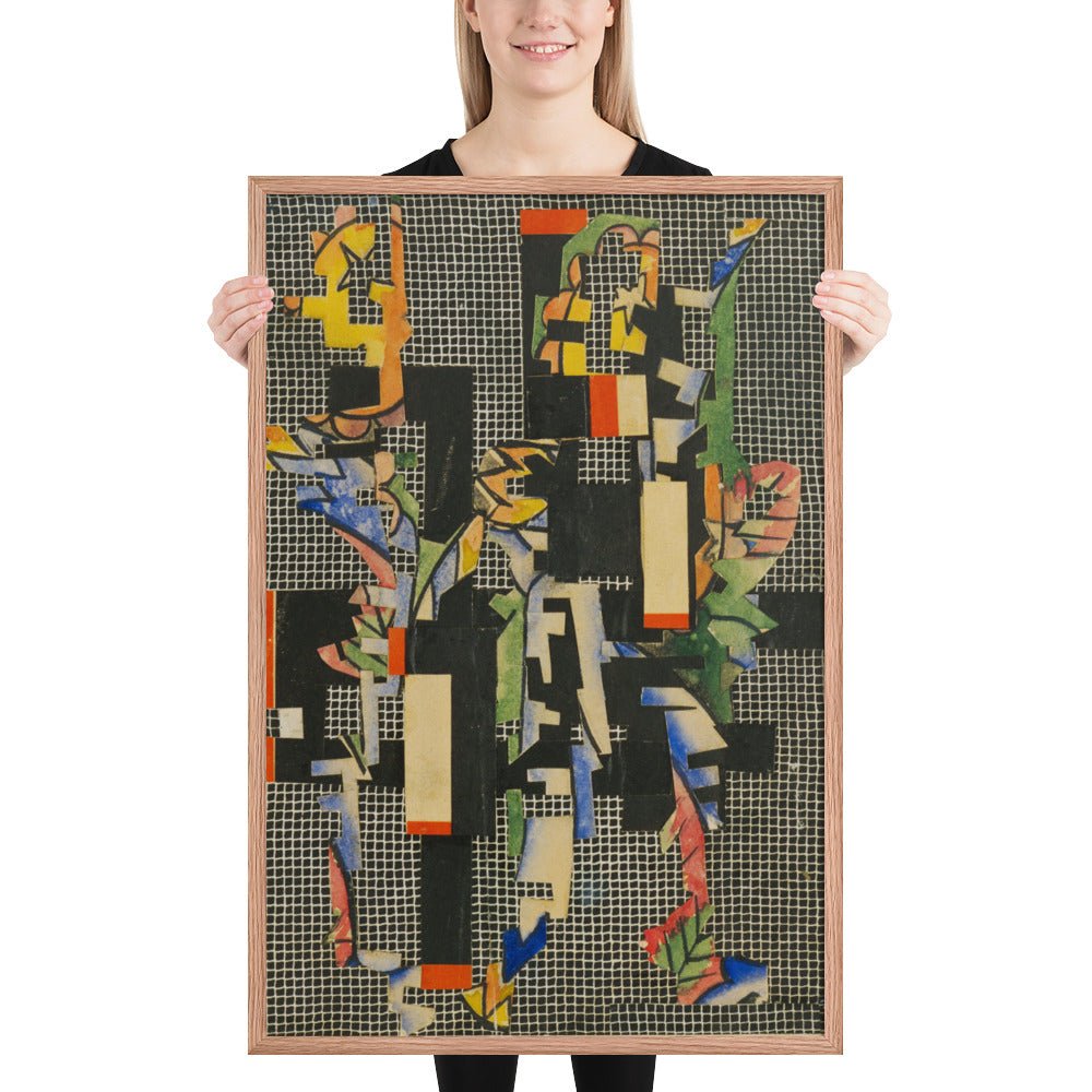 Collage II by Hannah Höch, Framed poster