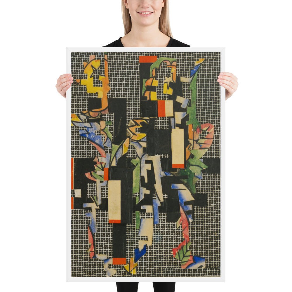 Collage II by Hannah Höch, Framed poster