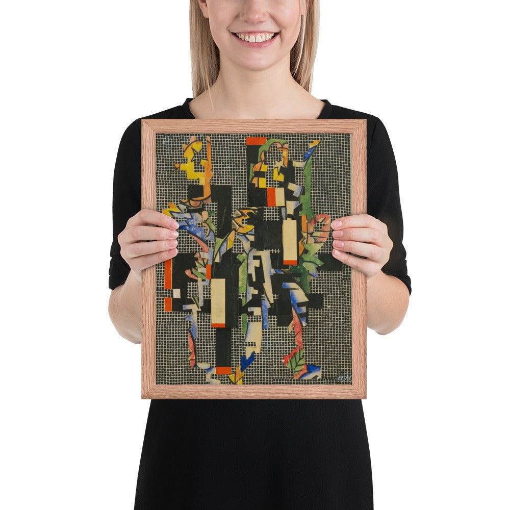 Collage II by Hannah Höch, Framed poster