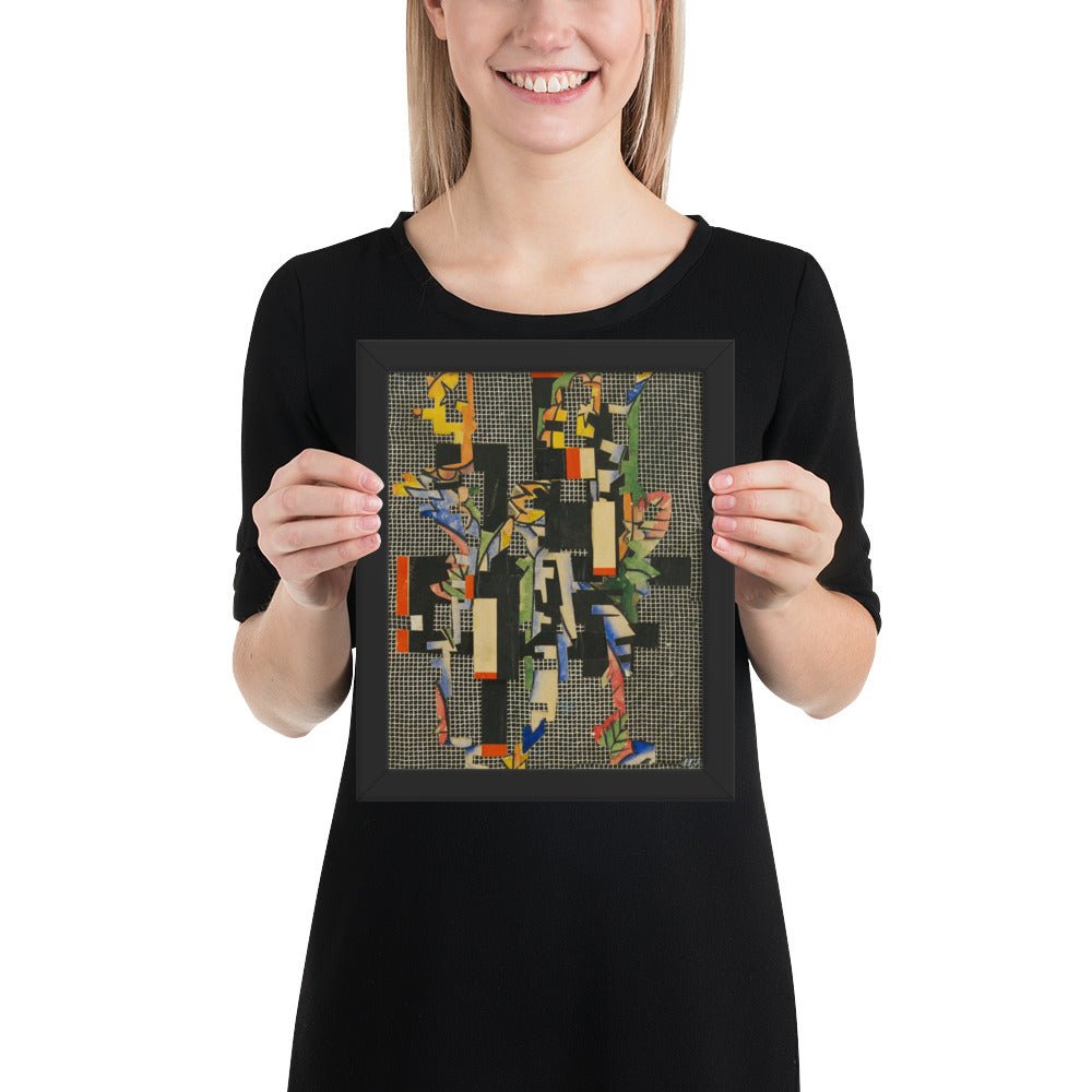 Collage II by Hannah Höch, Framed poster