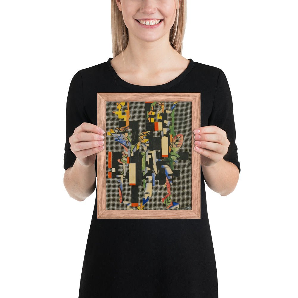 Collage II by Hannah Höch, Framed poster