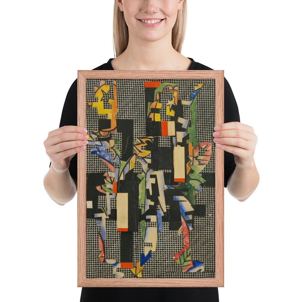 Collage II by Hannah Höch, Framed poster