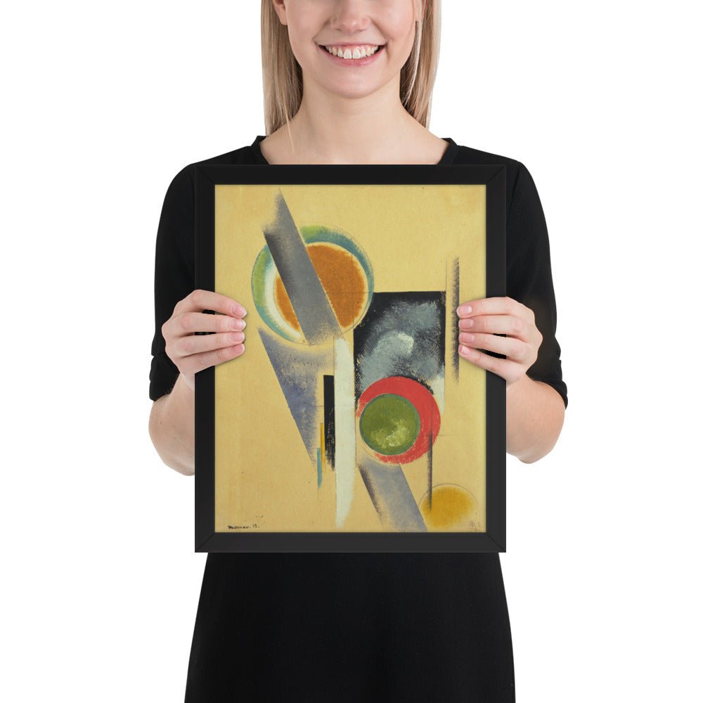 Composition by Aleksandr Rodchenko, Framed poster