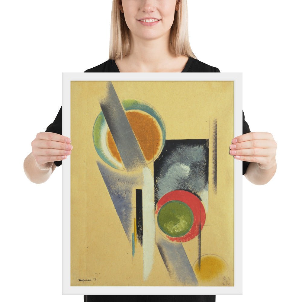 Composition by Aleksandr Rodchenko, Framed poster