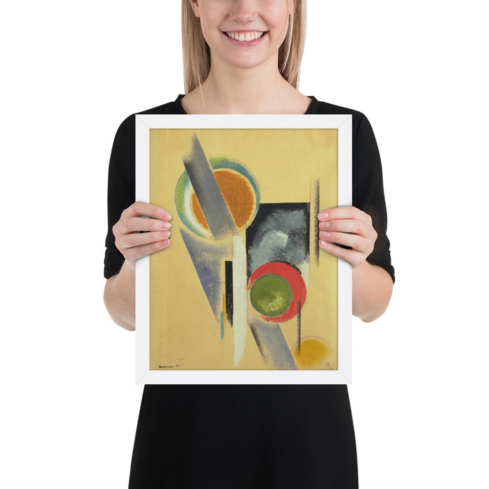Composition by Aleksandr Rodchenko, Framed poster