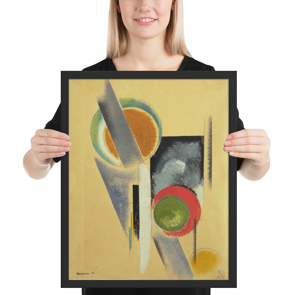 Composition by Aleksandr Rodchenko, Framed poster
