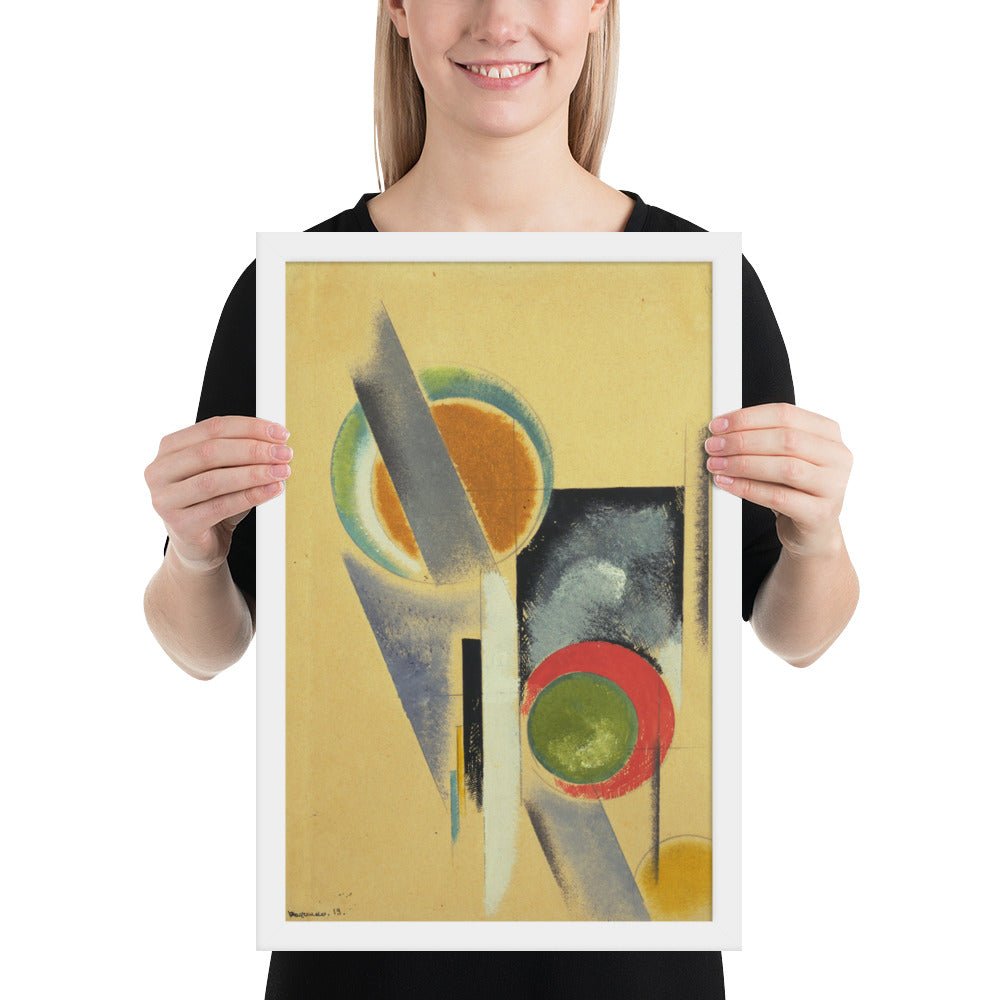 Composition by Aleksandr Rodchenko, Framed poster