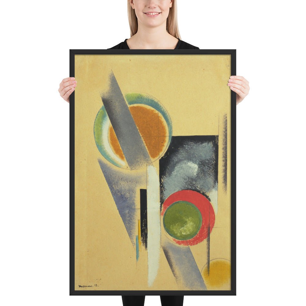 Composition by Aleksandr Rodchenko, Framed poster
