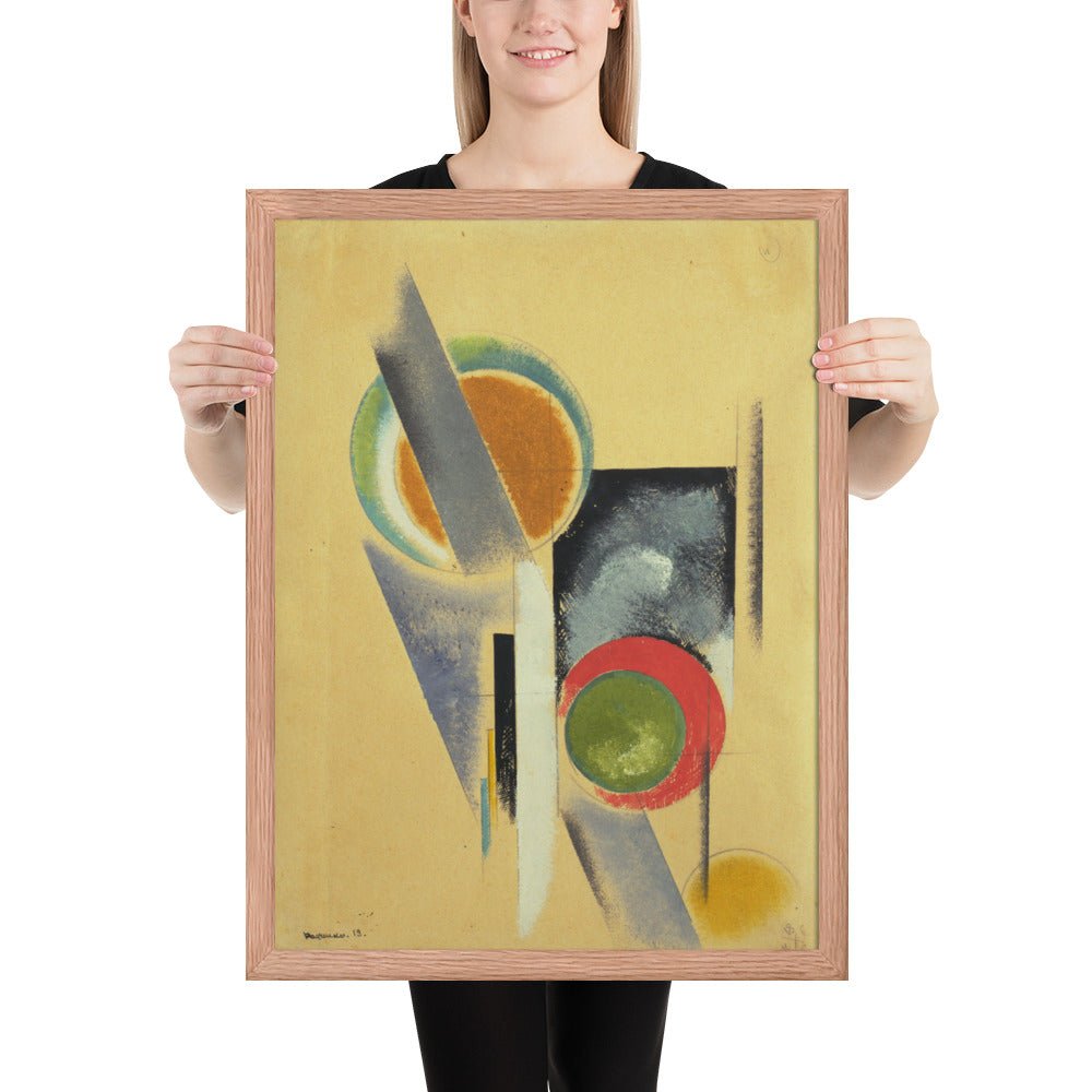 Composition by Aleksandr Rodchenko, Framed poster