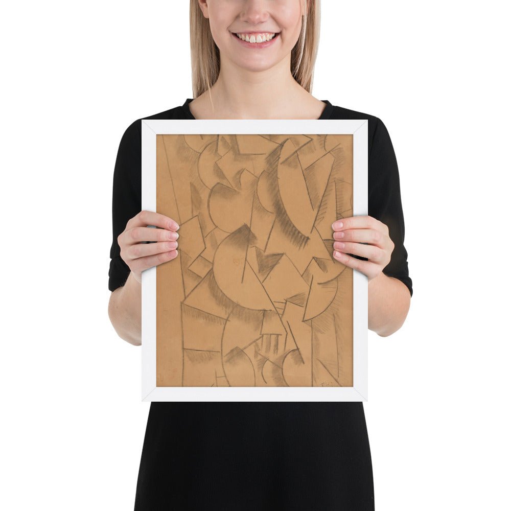 Contrast of Forms by Fernand Léger, Framed poster