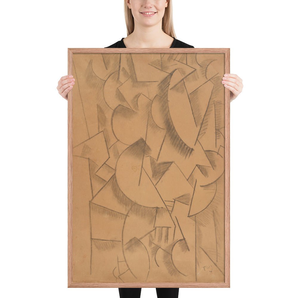 Contrast of Forms by Fernand Léger, Framed poster