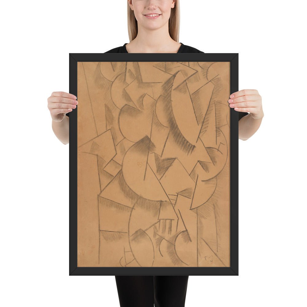 Contrast of Forms by Fernand Léger, Framed poster