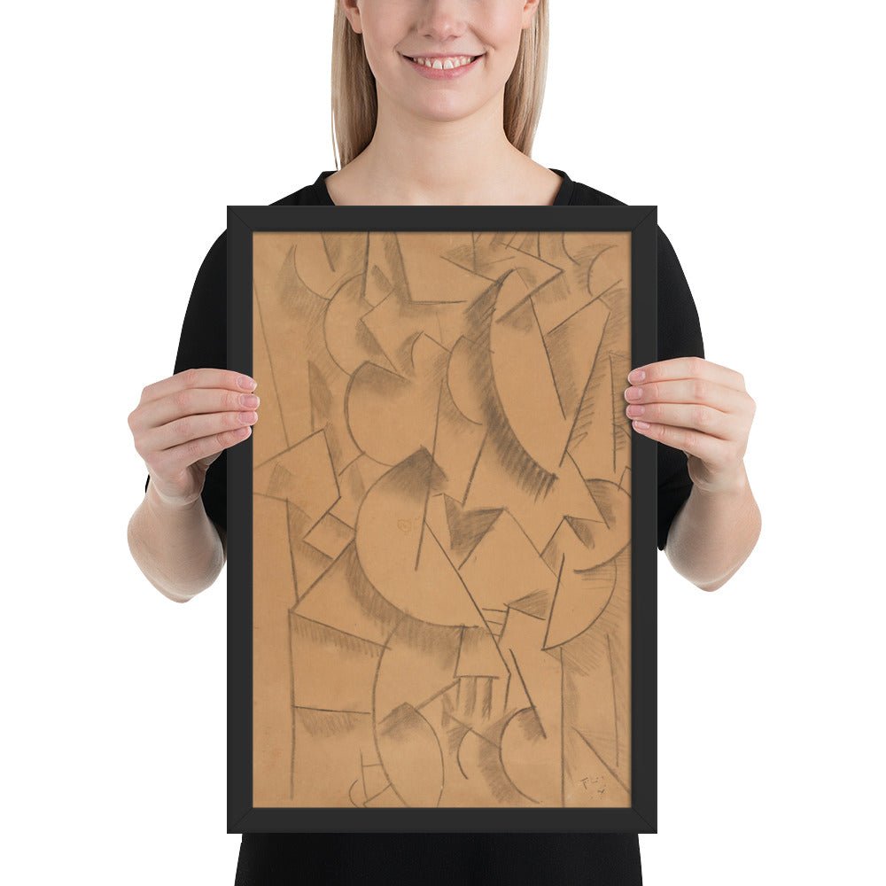 Contrast of Forms by Fernand Léger, Framed poster