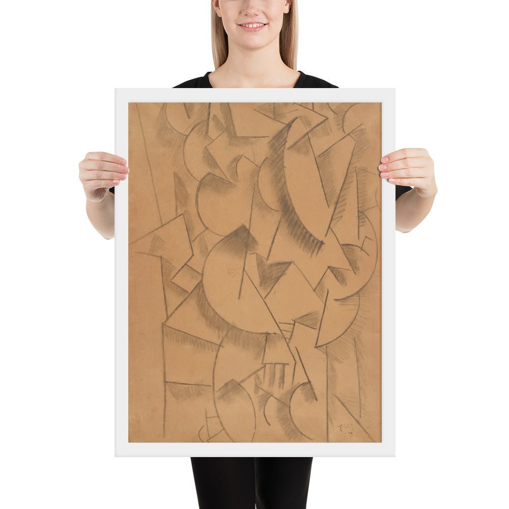 Contrast of Forms by Fernand Léger, Framed poster