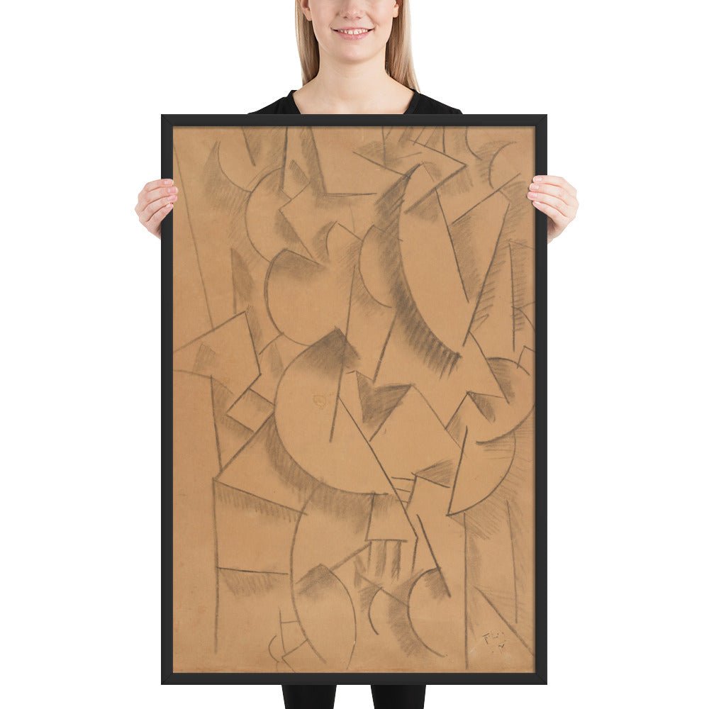 Contrast of Forms by Fernand Léger, Framed poster