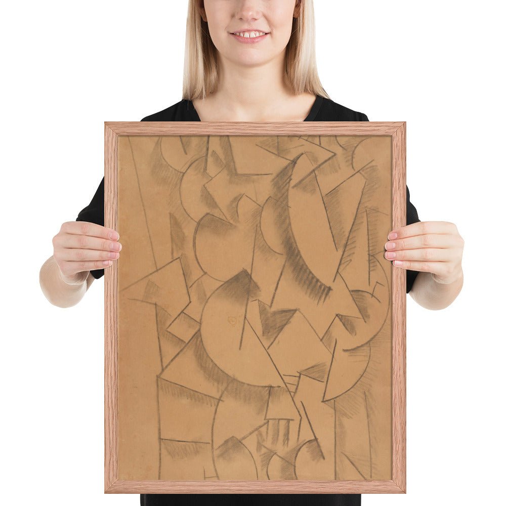Contrast of Forms by Fernand Léger, Framed poster
