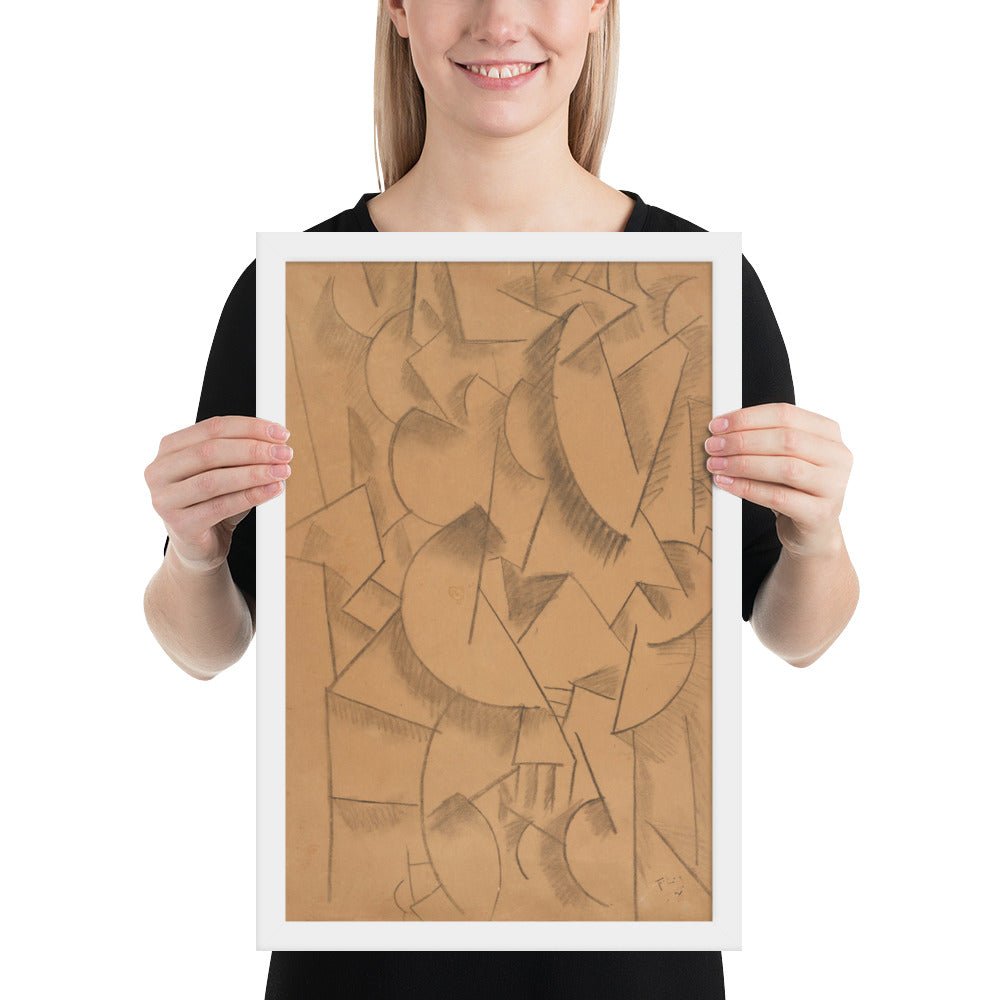 Contrast of Forms by Fernand Léger, Framed poster