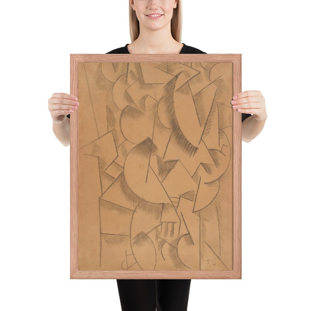 Contrast of Forms by Fernand Léger, Framed poster