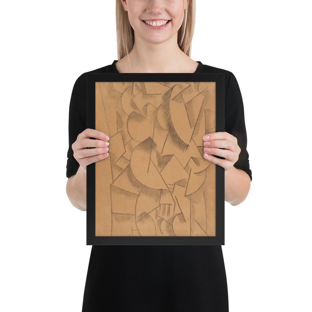 Contrast of Forms by Fernand Léger, Framed poster