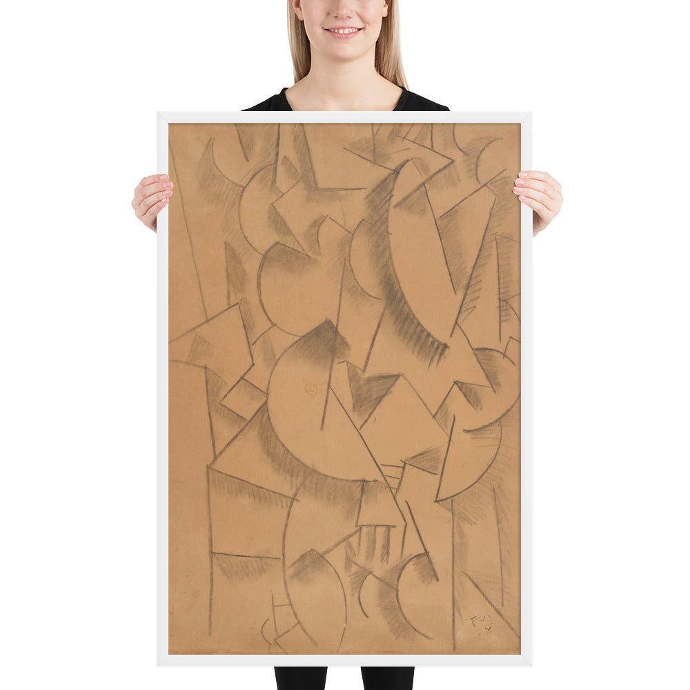 Contrast of Forms by Fernand Léger, Framed poster