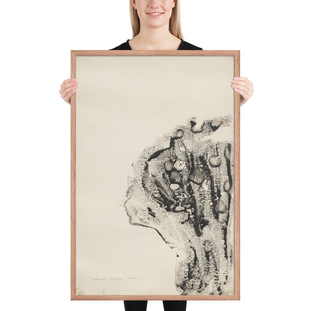 Decalcomania by Marcel Jean, Framed poster
