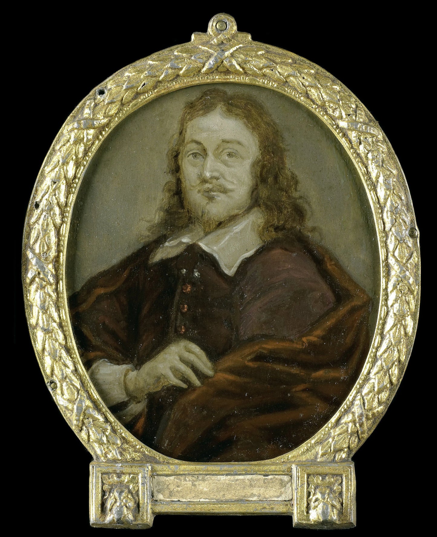 Portrait of Bonaventura Peeters I, Painter – Arnoud van Halen Vintage Self-Portrait Art Print | Wall Art Poster