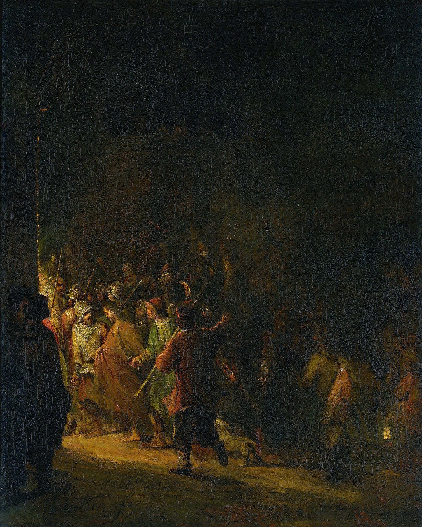 The Arrest of Christ – Aert de Gelder Vintage Garden Scene Art Print | Wall Art Poster