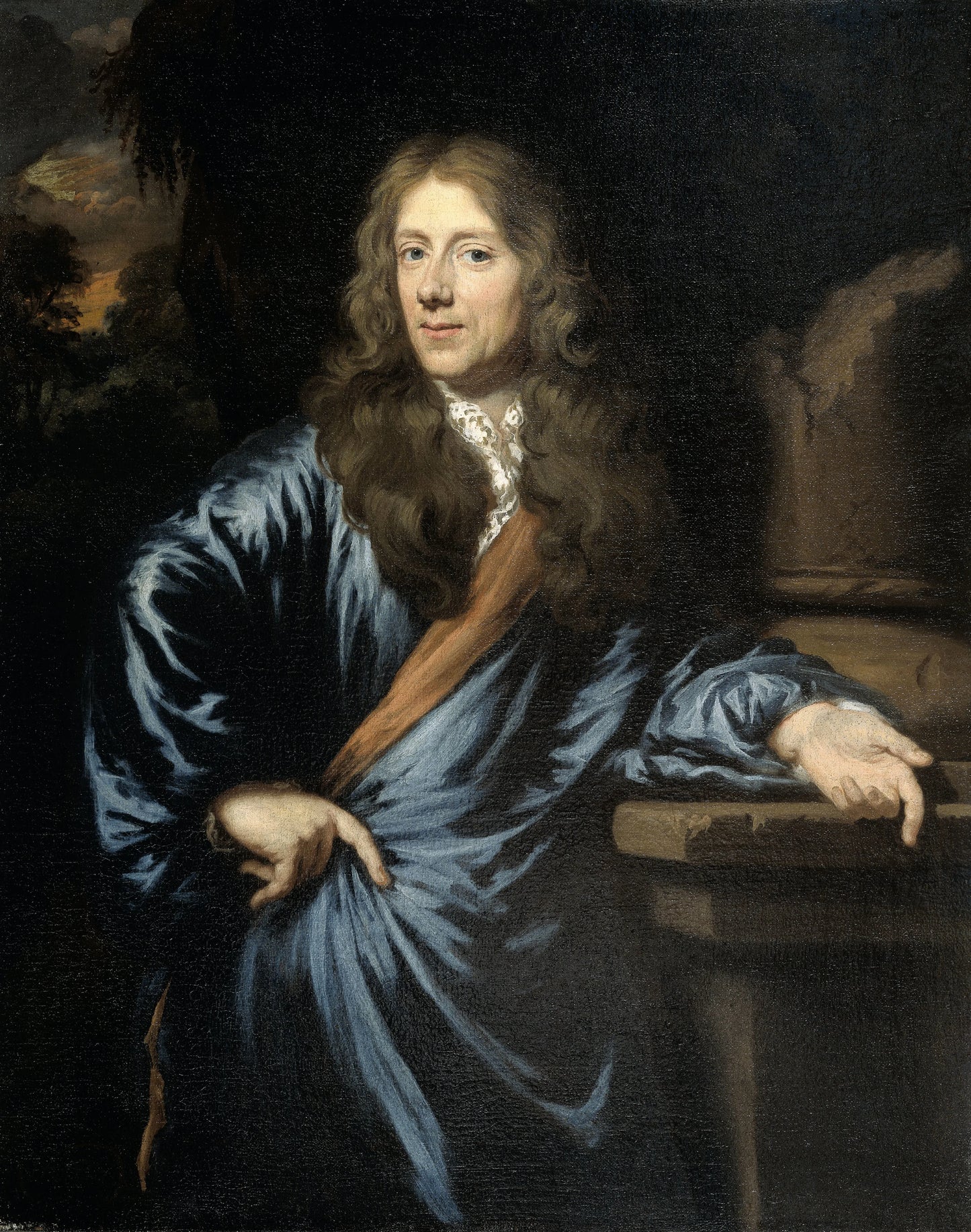 Portrait of Willem Pottey, Lawyer and Accountant-General of Flushing – Nicolaes Maes Vintage Portrait Art Print | Wall Art Poster