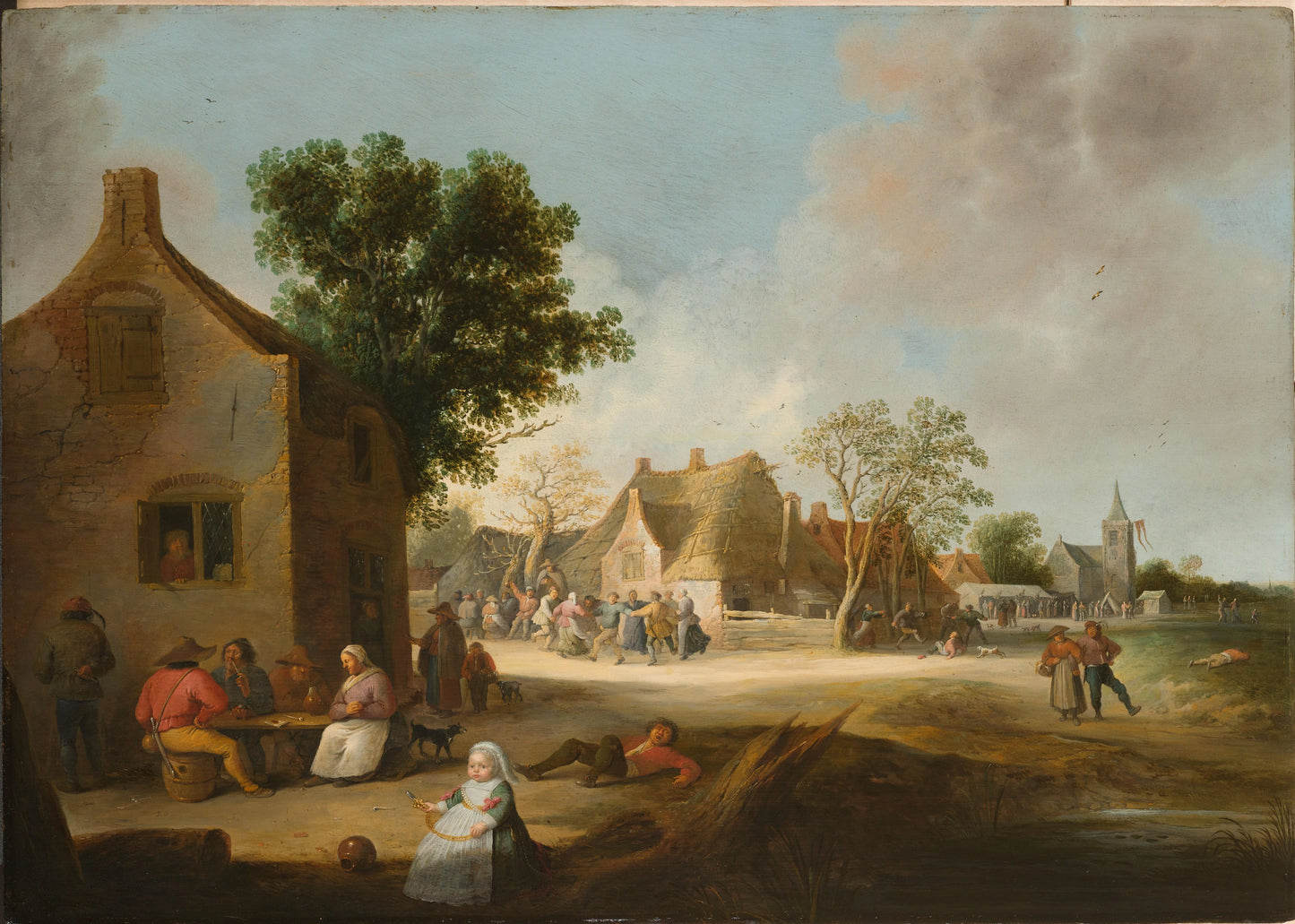 Country Kermis – Pieter de Bloot Vintage Art Print | Wall Art Poster