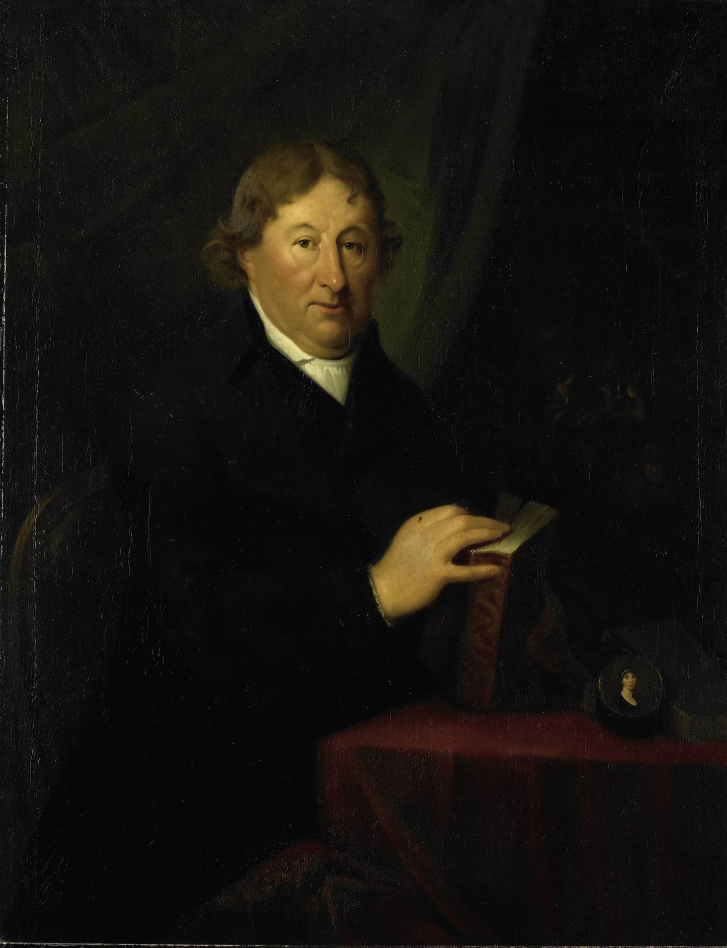 Portrait of Gerrit van der Pot, Lord of Groeneveld, Art Collector in Rotterdam – Johan Bernard Scheffer Vintage Portrait Art Print | Wall Art Poster