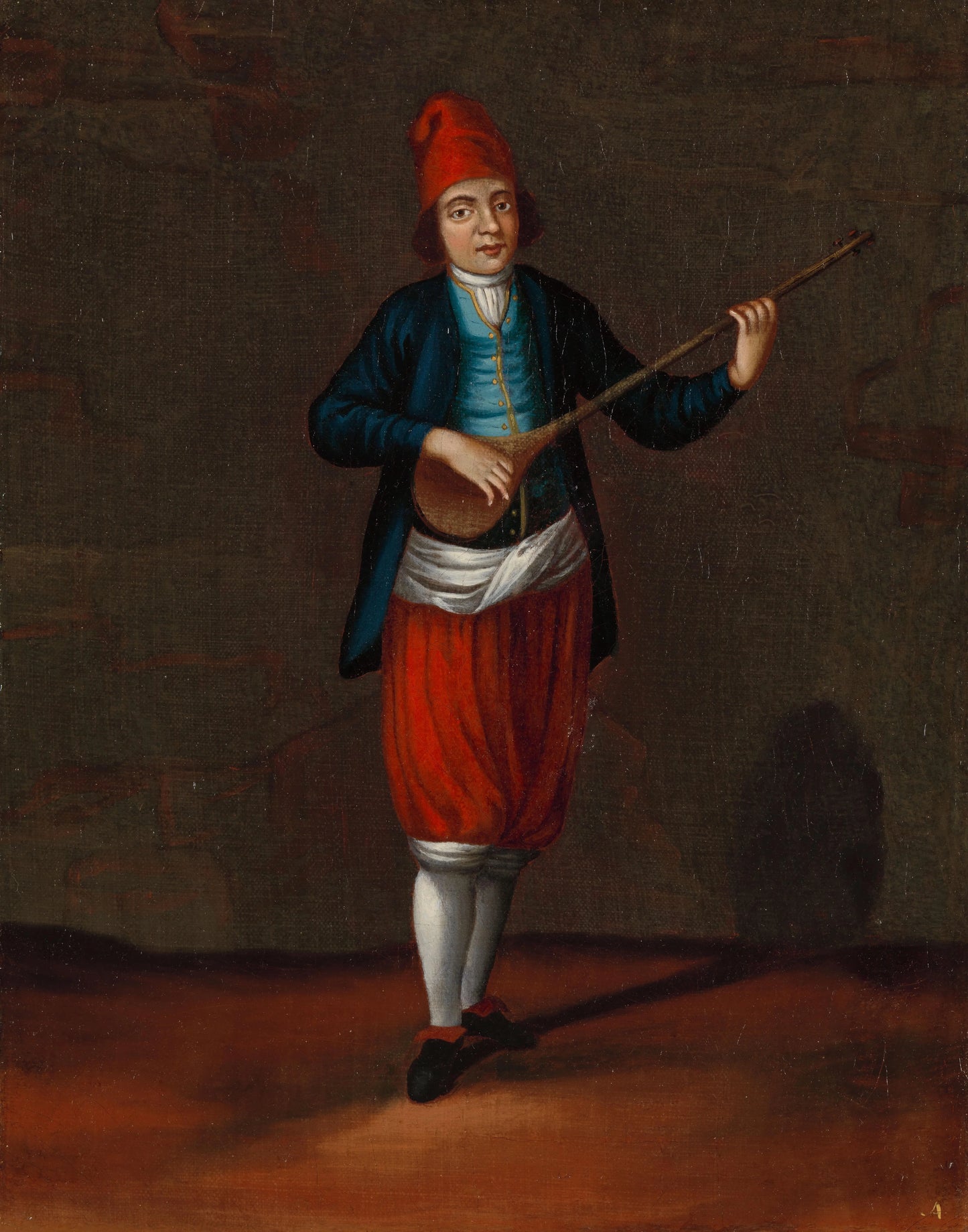 Man from the Island of Sérifos – workshop of Jean Baptiste Vanmour Vintage Art Print | Wall Art Poster