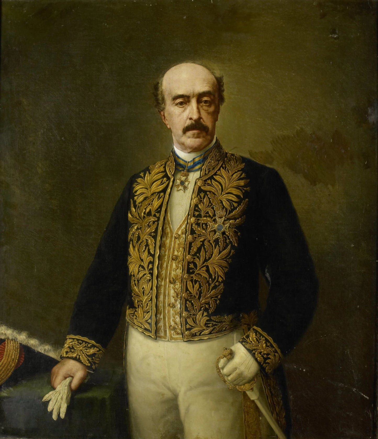 Otto van Rees (1823-92). Gouverneur-generaal (1884-88) – anoniem Vintage Portrait Art Print | Wall Art Poster
