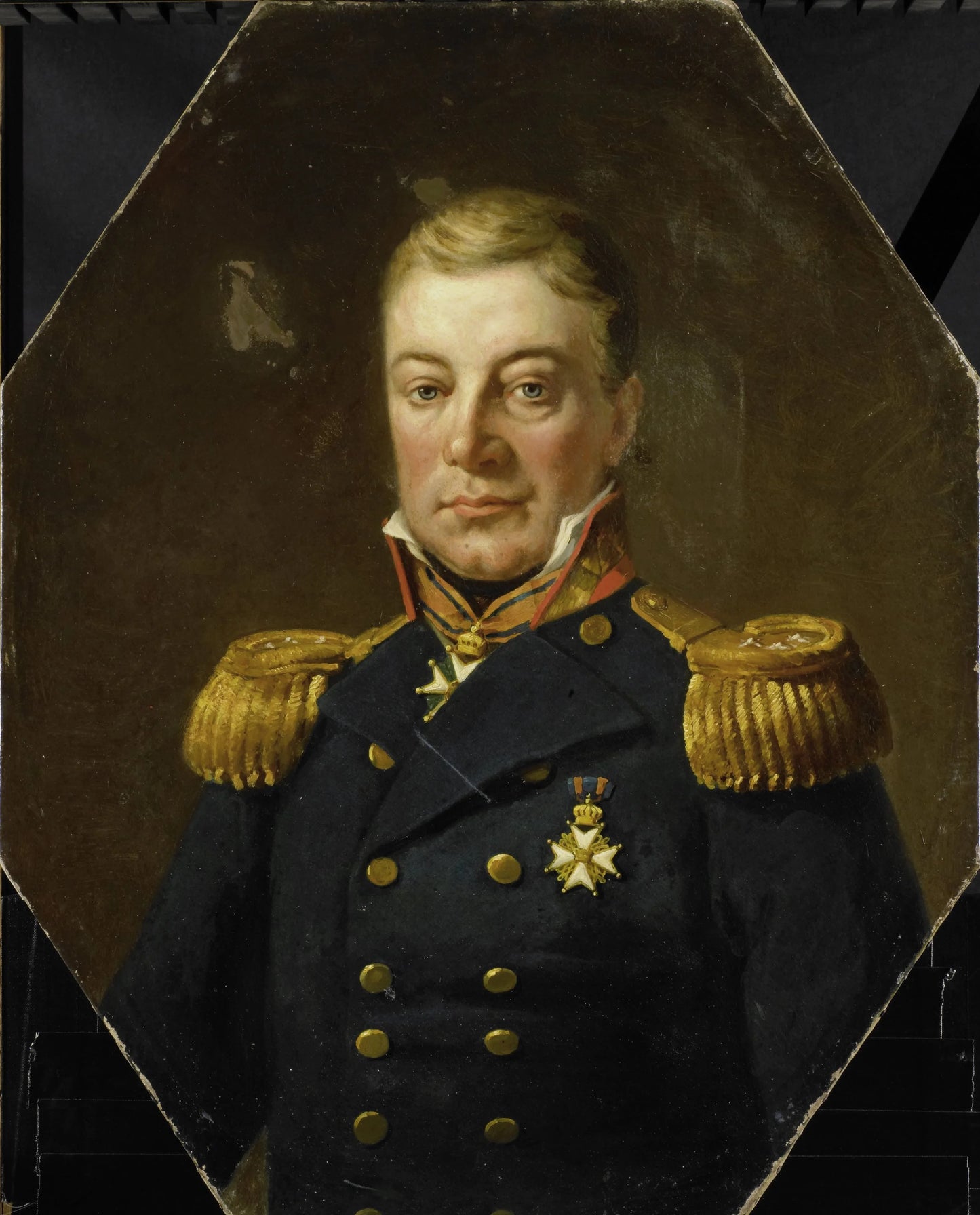 Arnold Adriaan Buyskes (1771-1838). Commissaris-generaal (1816-19) – anoniem Vintage Portrait Art Print | Wall Art Poster