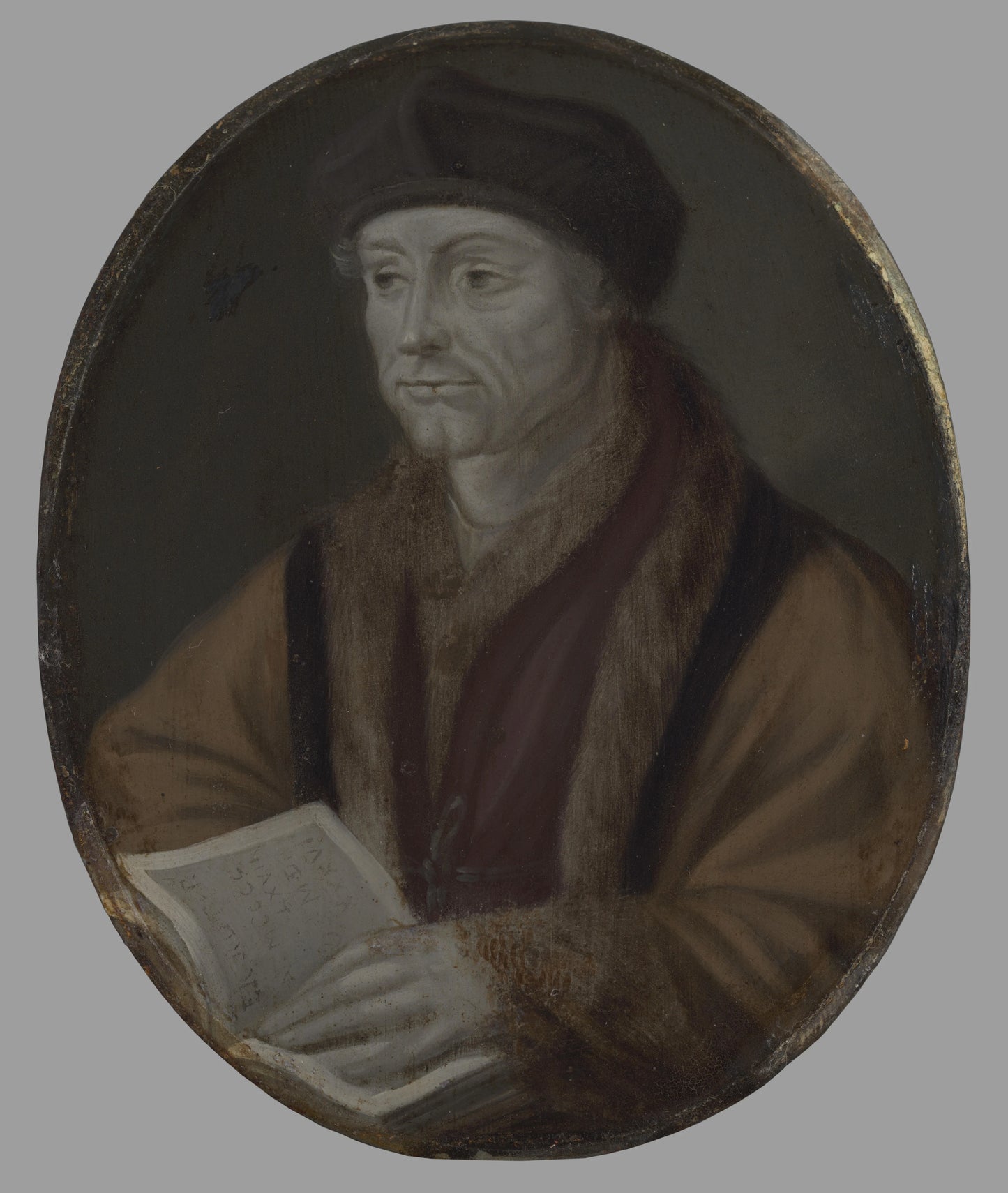 Desiderius Erasmus (1466-1536). Priester, theoloog, humanist en schrijver – Arnoud van Halen Vintage Art Print | Wall Art Poster