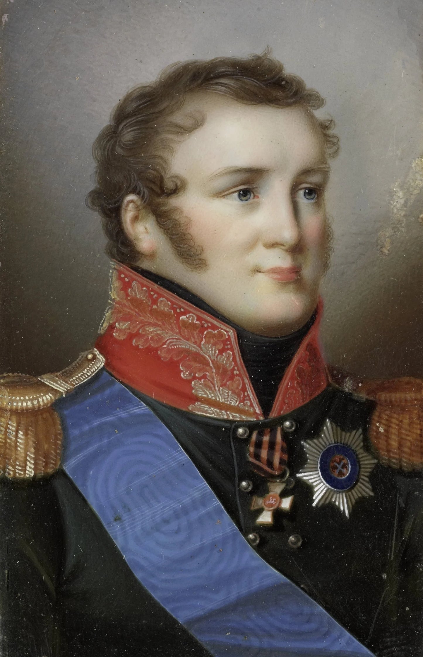 Portrait of Alexander I (1777-1825), Emperor of Russia – Domenico Bossi Vintage Portrait Art Print | Wall Art Poster