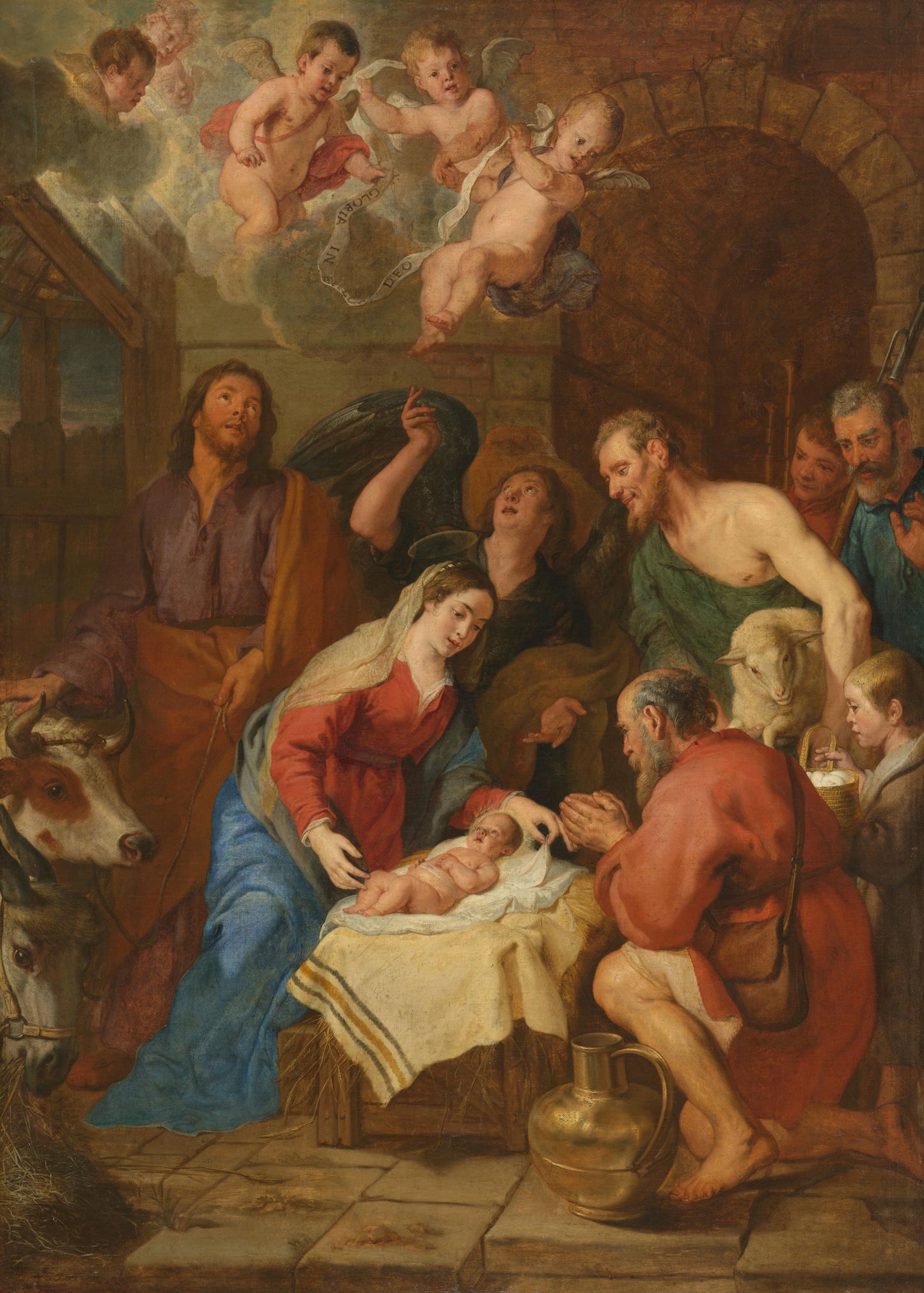 The Adoration of the Shepherds – Gaspar de Crayer Vintage Art Print | Wall Art Poster