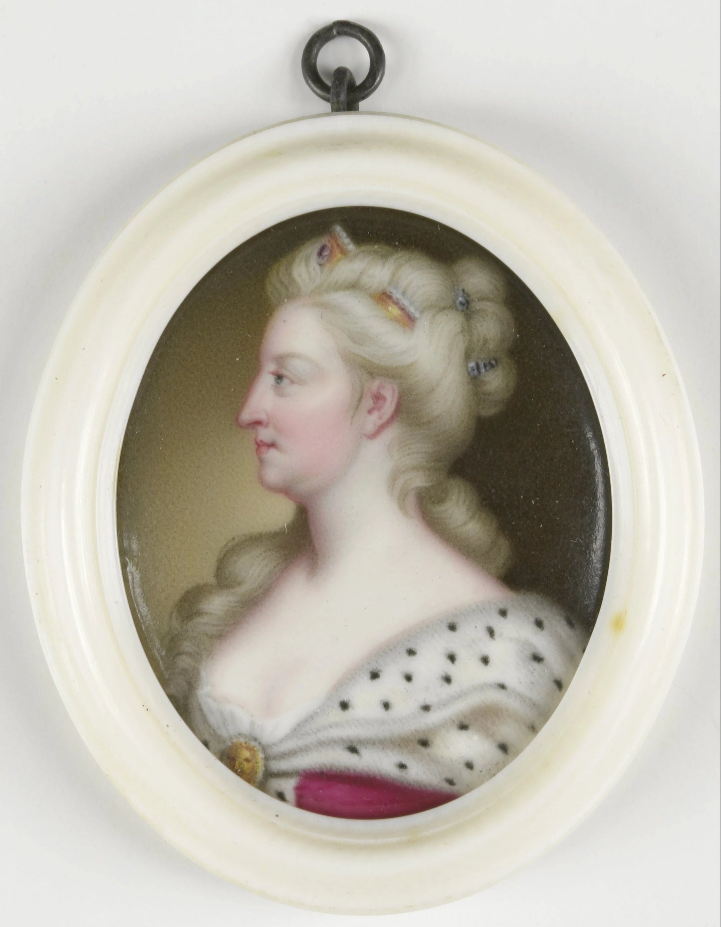 Caroline van Brandenburg-Anspach (1683-1737). Echtgenote van George II, koning van Engeland – Christian Friedrich Zincke Vintage Art Print | Wall Art Poster