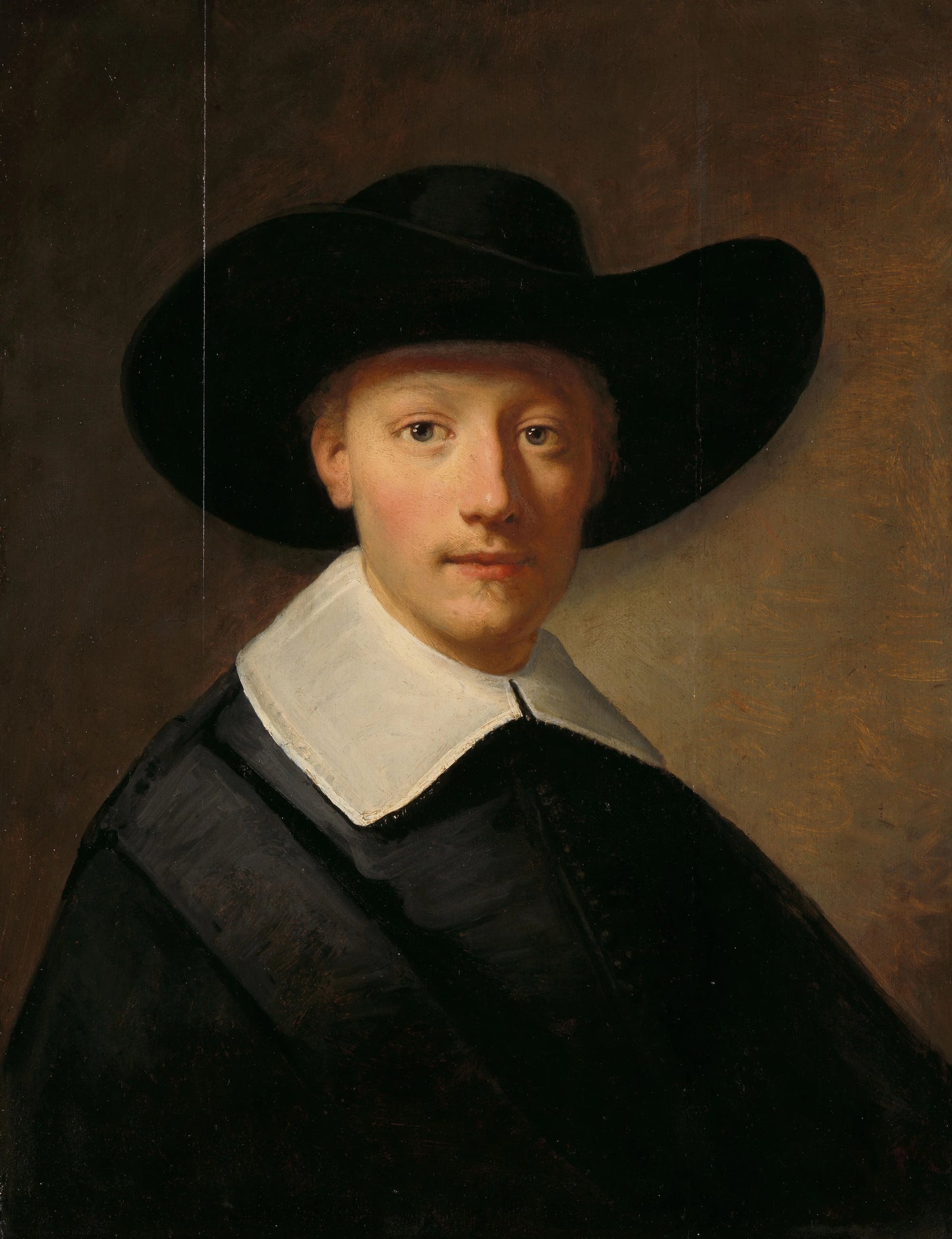 Portrait of a Man, possibly Gozen Centen (1611/12-1677) – Govert Flinck Vintage Portrait Art Print | Wall Art Poster